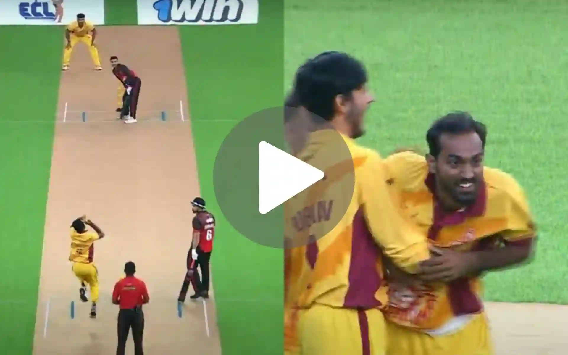 [Watch] 0 Run, 4 Wickets! Abhishek Malhan And Co Get Dismantled By Ashish Kumar Meena In ECL